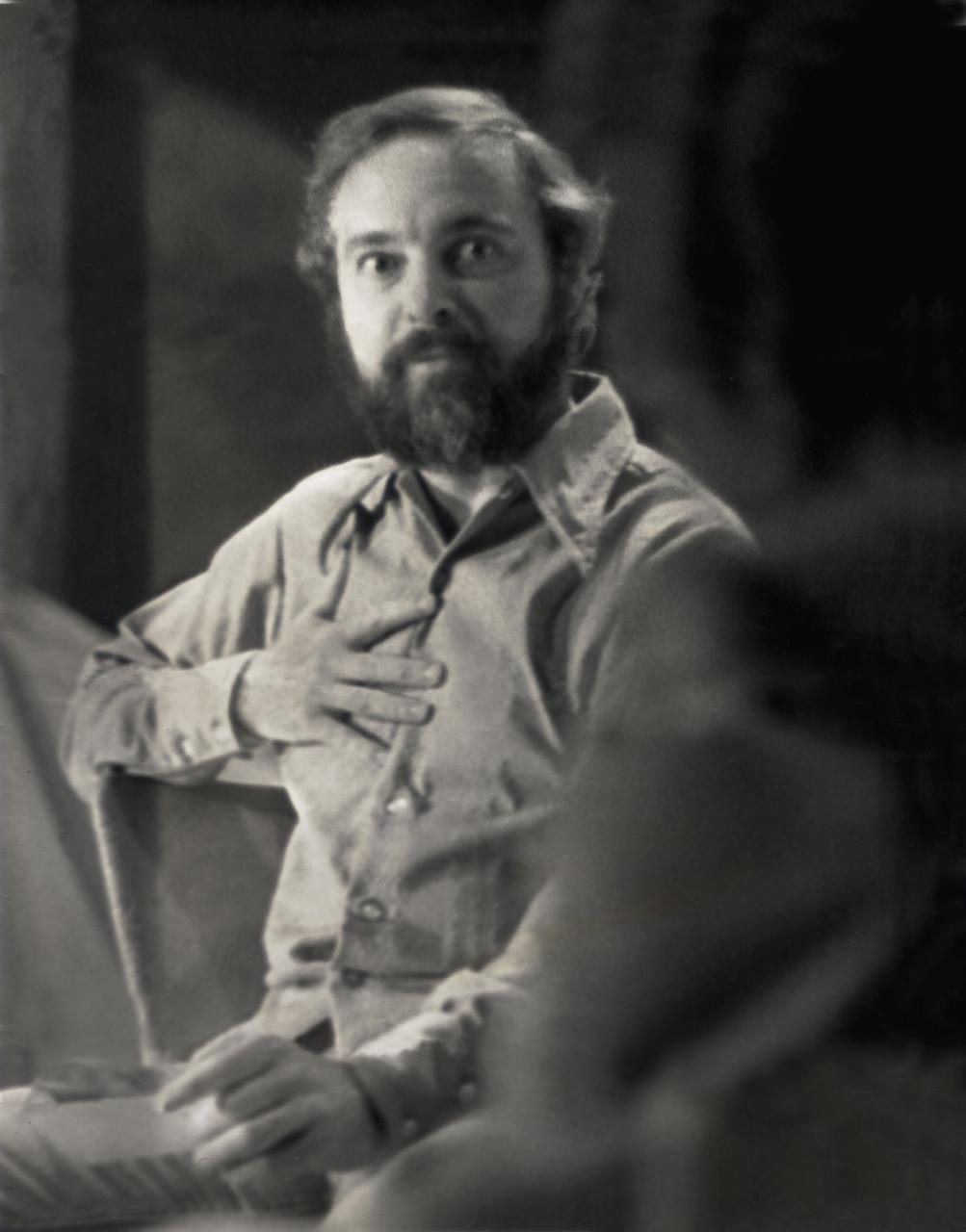 Charles Berner en 1971, pendant une démonstration de dyade de communication