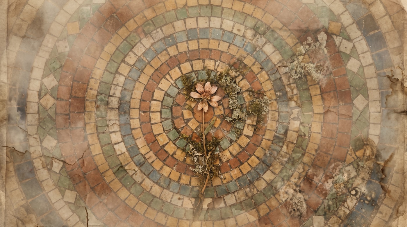 Se protéger quand on est hypersensible : un motif ancien de cercles protecteurs autour d'une fleur