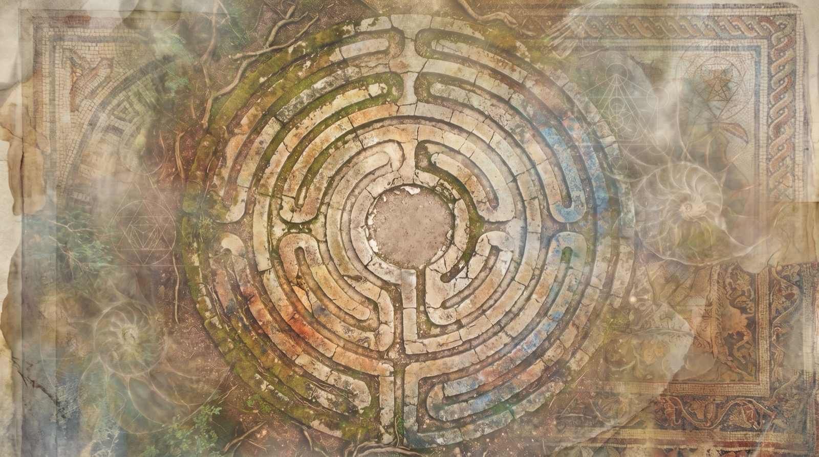 Ramana Maharshi et la question « Qui suis-je ? » : un labyrinthe de pierre ancien qui mène à un centre vide