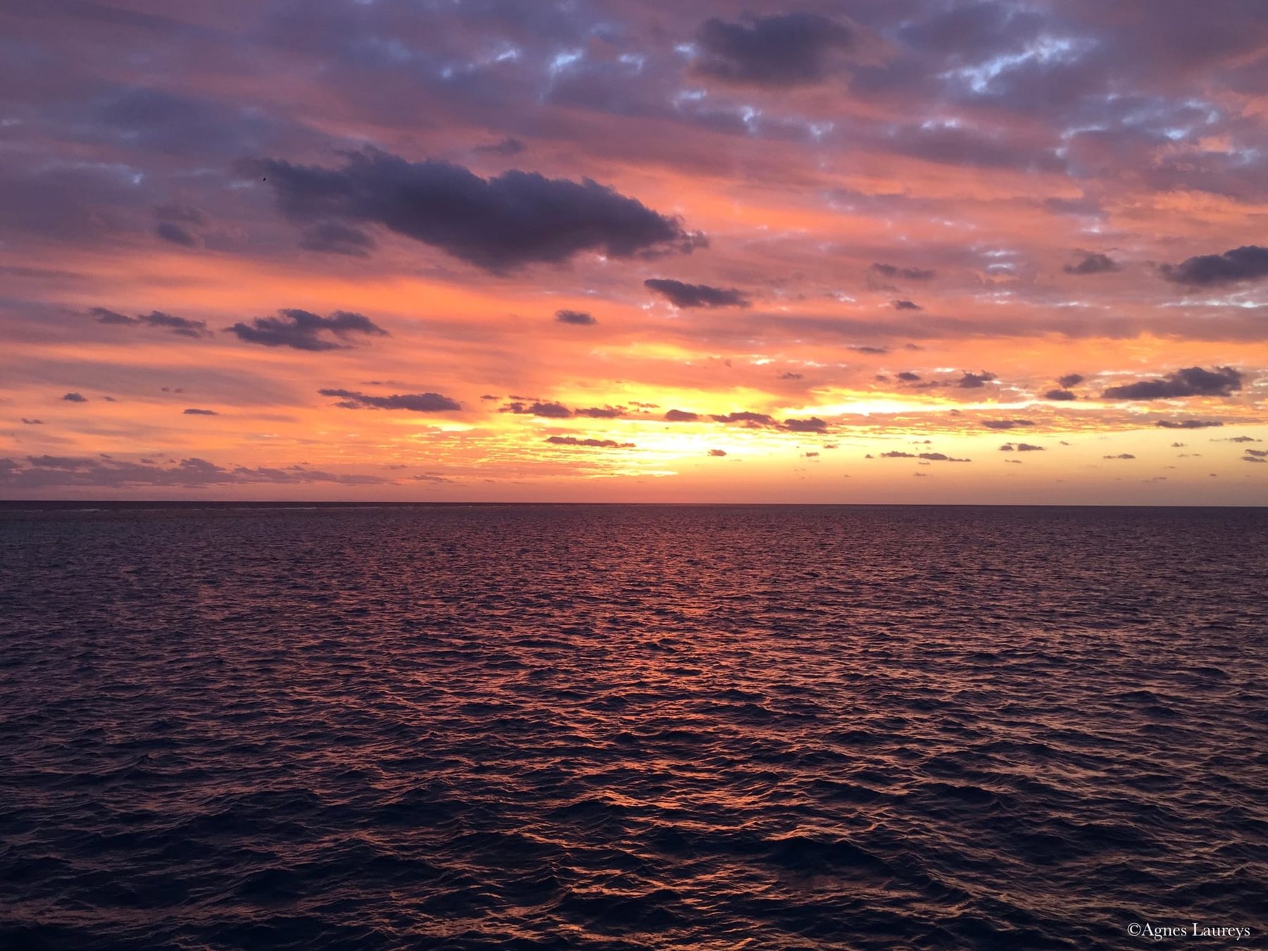 Coucher de soleil sur la mer Rouge